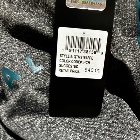 Philadelphia Eagles Activewear T-Shirt NFL Team Apparel Mens Sizes Gray Football - Picture 8 of 10